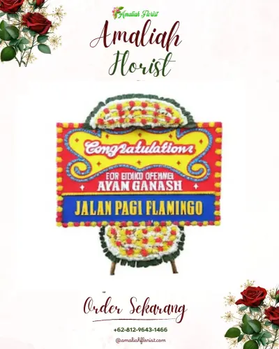 Bunga Papan Congratulation di Wt. Bacukiki
